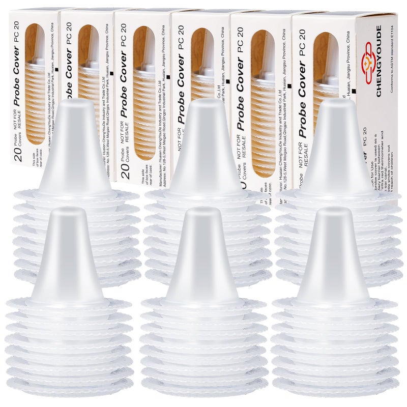 500 Pcs Ear Thermometer Probe Covers,Refill Caps Thermometer Covers for All Braun Thermometer Models and Various Types of Digital Thermometers